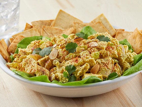 Coconut Curry Chicken Salad featuring Tyson Red Label® Fully Cooked Grilled Diced Chicken Breast.