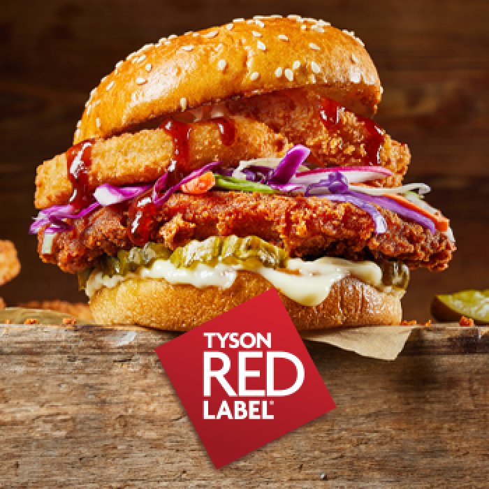 Tyson Red Label® Fully Cooked Breaded Authentically Crispy Spicy Filets