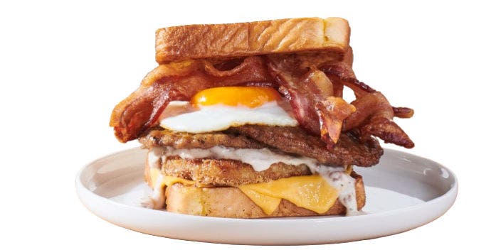 Image of a lumberjack Bacon sandwich.