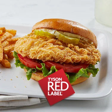 Tyson Red Label® Fully Cooked Breaded Authentically Crispy Original Chicken Breast Filets