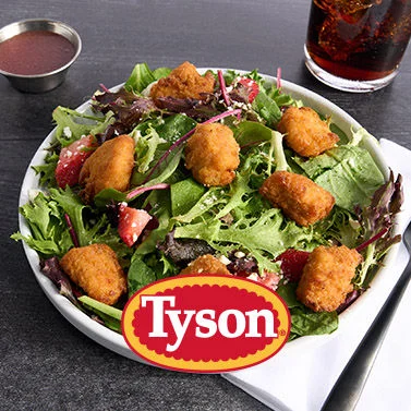 Tyson® Fully Cooked Lightly Breaded Chicken Breast Chunks