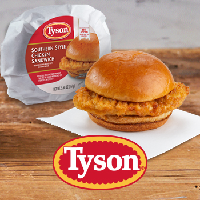 Tyson® Butcher-Wrapped Southern Style Chicken Sandwich