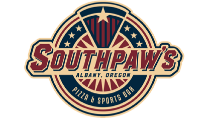 Southpaw's logo of a pizza with a star