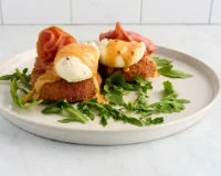 Crispy Risotto Benedict