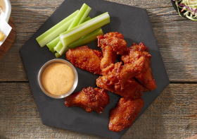 Tyson Red Label® Fully Cooked Breaded Authentically Crispy Spicy Bone-In Chicken Wing Sections