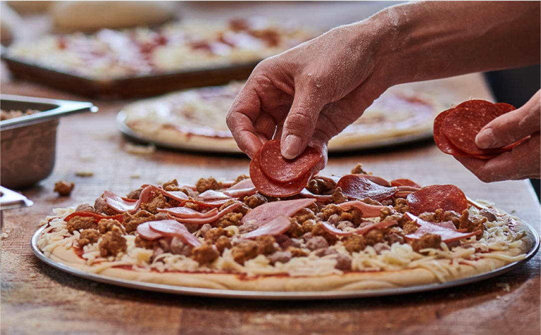 Pizza making