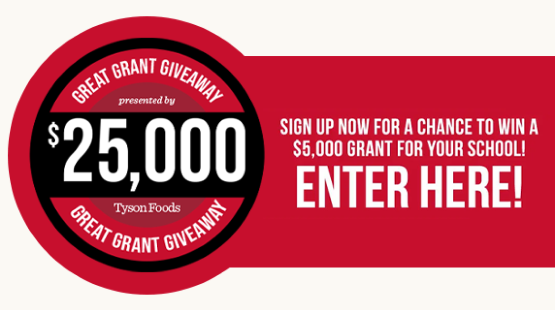 $25,000 Great Grant Giveaway sign up banner