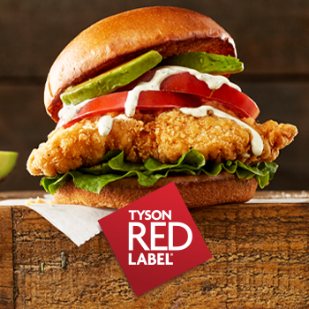 Tyson Red Label® Fully Cooked Breaded Authentically Crispy Original Bone-In Chicken Wing Sections, Smedium